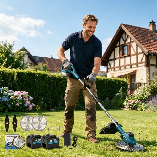 Elektro akku rasentrimmer mit - elektro,