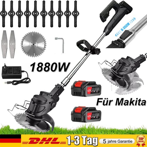 1800w akku rasentrimmer mit - akku,