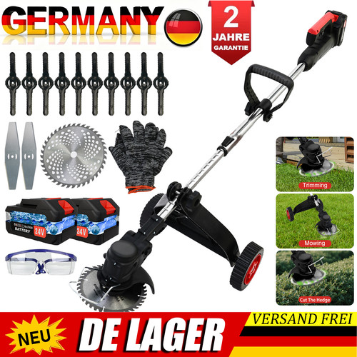 2500w akku rasentrimmer mit - 2500w,