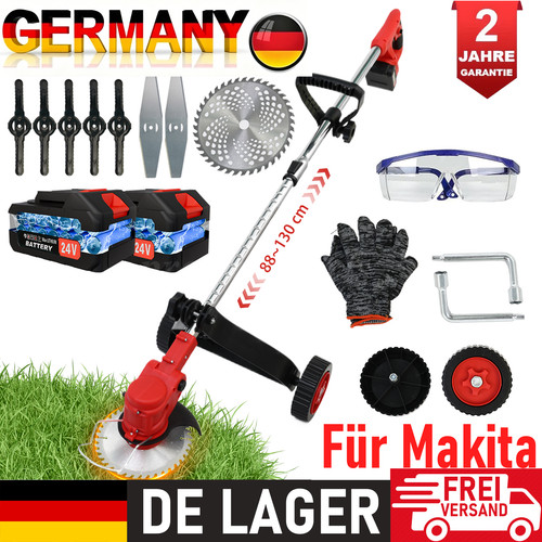 2500w akku rasentrimmer mit - 2500w,