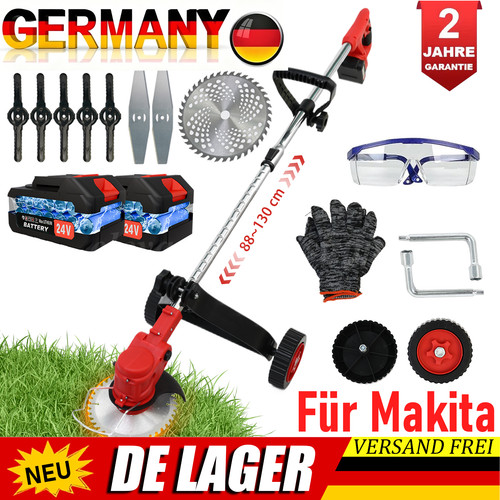 2500w akku rasentrimmer mit - akku,